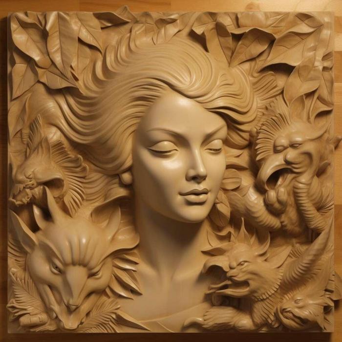 نموذج ثلاثي الأبعاد لآلة CNC 3D Art 